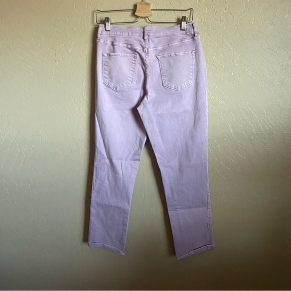 Dear John BLAIRE HIGH RISE CUFFED SLIM STRAIGHT JEANS ORCHID PETAL - Picture 4 of 10